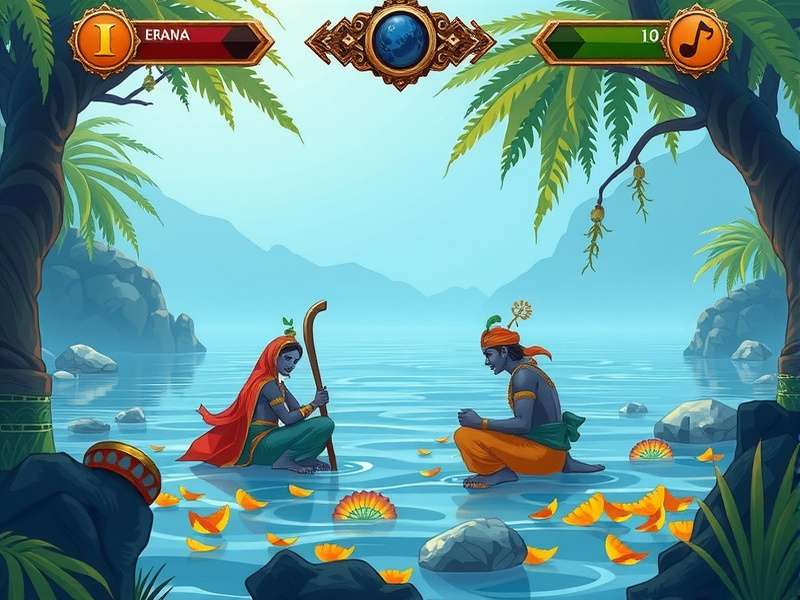 Krishna River Flash Cultural Elements